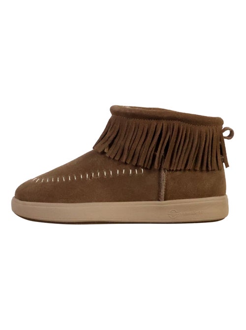 Bottines Cuir Natural World - Kiabi