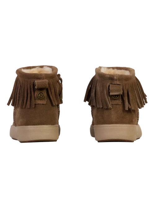 Bottines Cuir Natural World - Kiabi