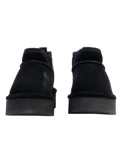 Bottines Cuir Natural World - Kiabi