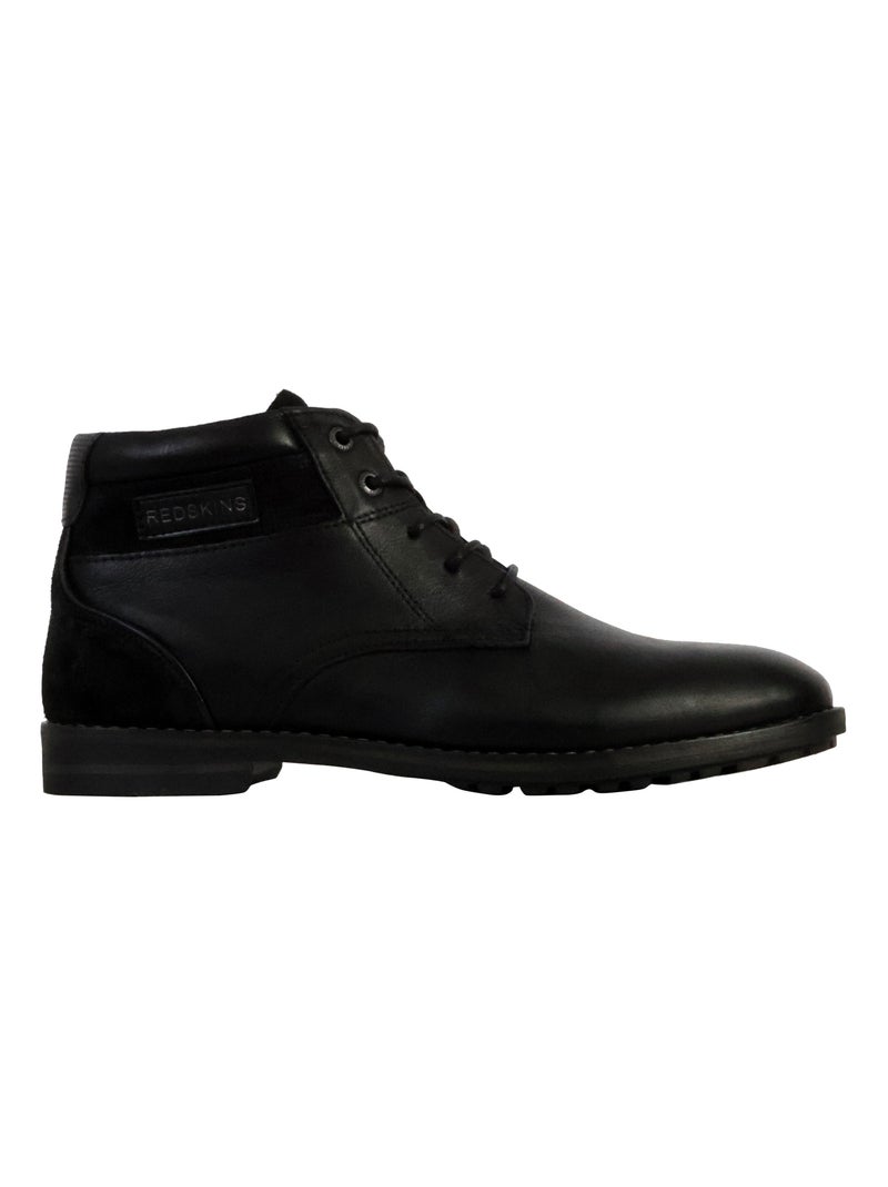Bottines Cuir Redskins Elec Noir - Kiabi