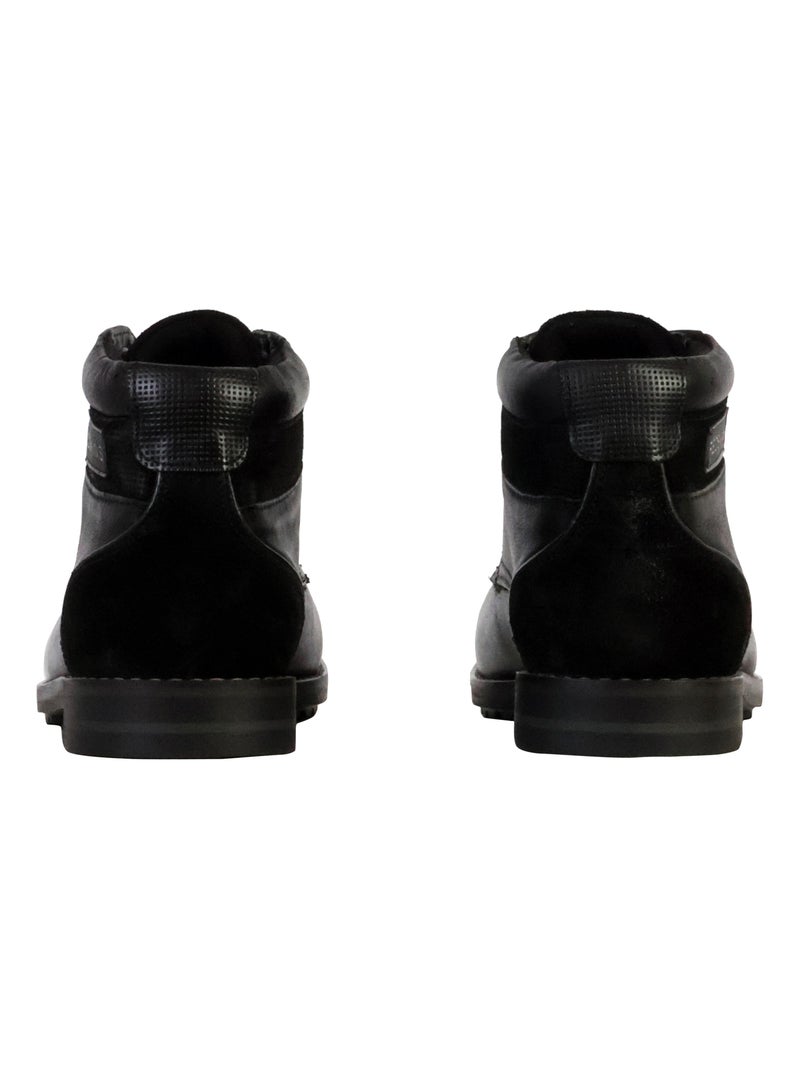 Bottines Cuir Redskins Elec Noir - Kiabi