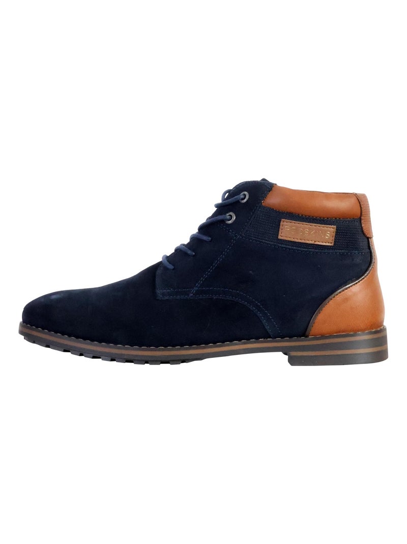 Bottines Cuir Redskins Electron Bleu - Kiabi