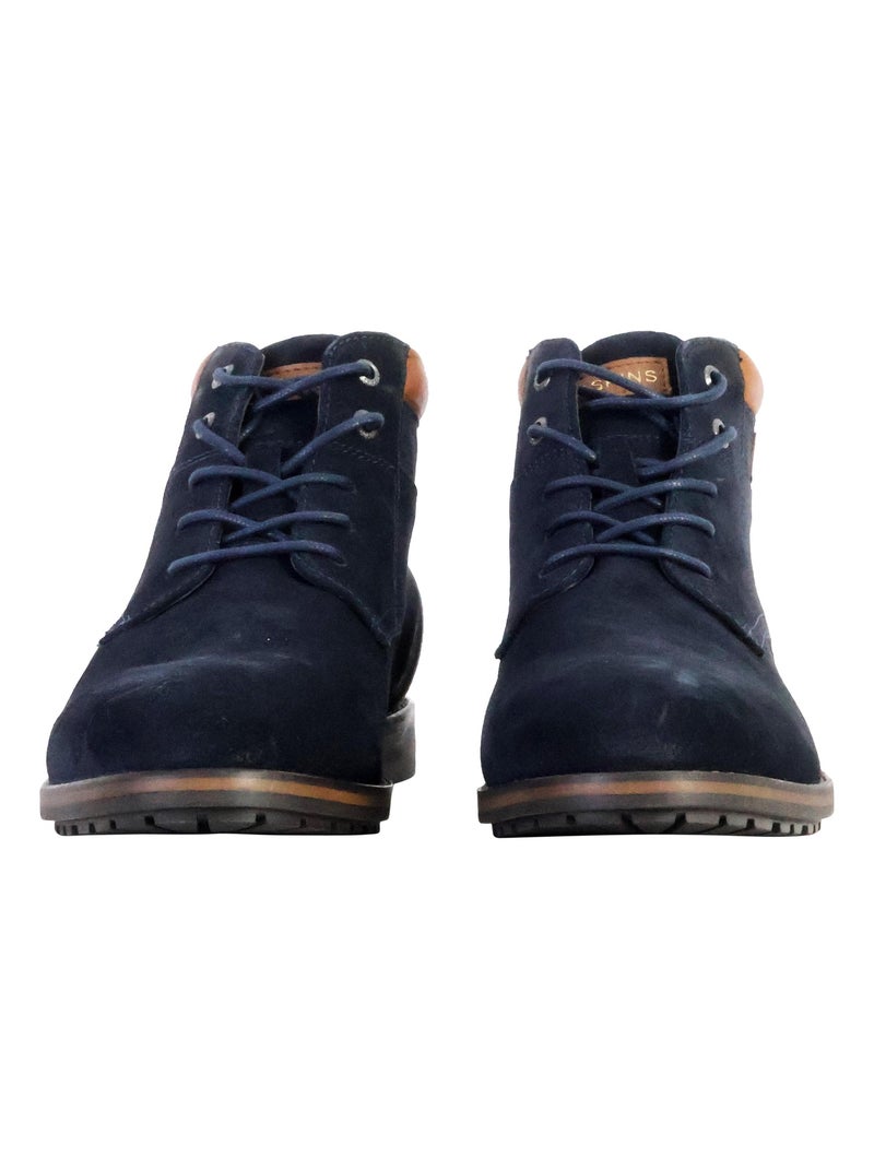 Bottines Cuir Redskins Electron Bleu - Kiabi