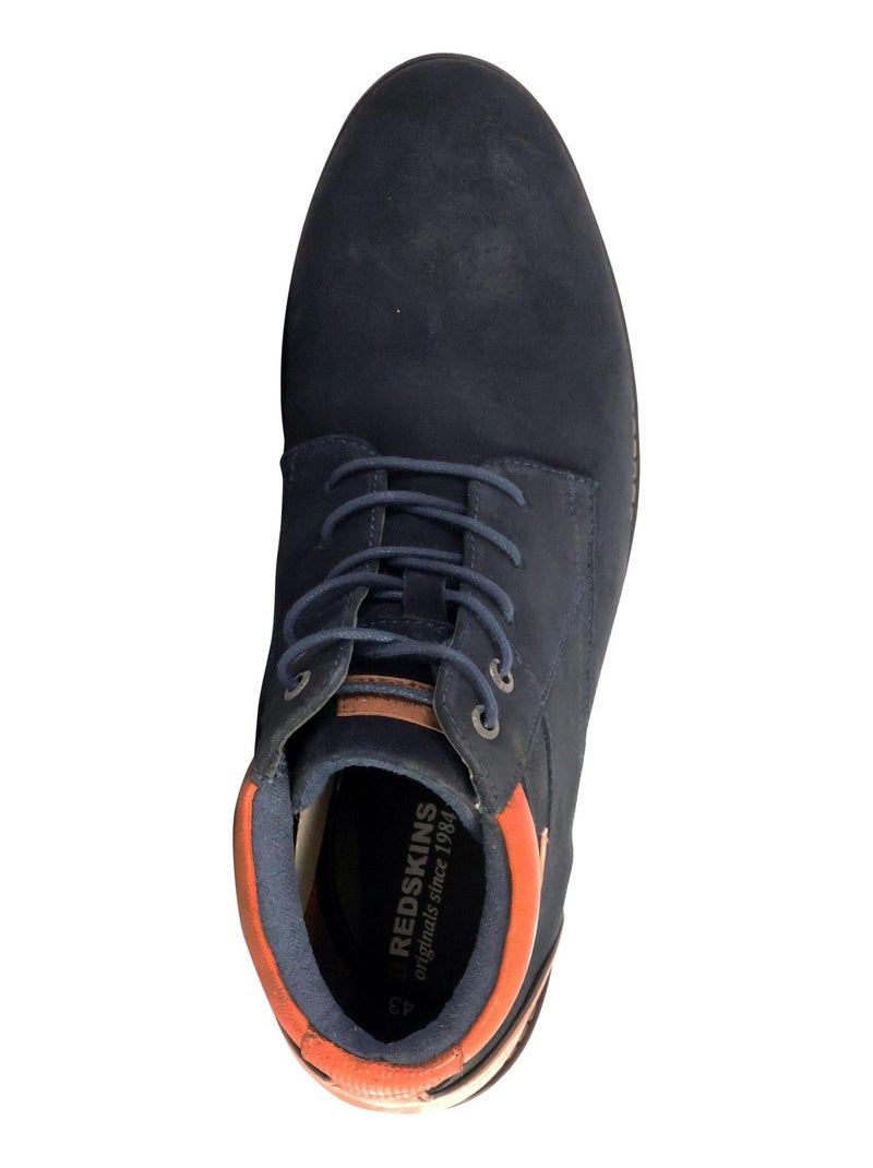 Bottines Cuir Redskins Electron Bleu - Kiabi