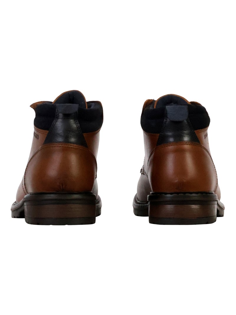 Bottines Cuir Redskins Equilibra Marron - Kiabi