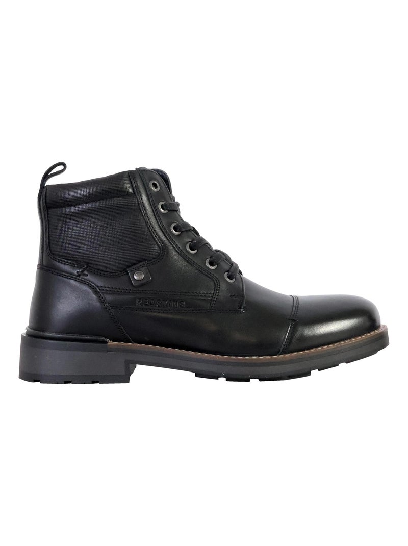 Bottines Cuir Redskins Lessing Noir - Kiabi