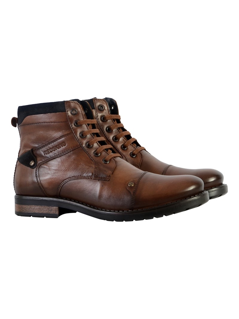 Bottines Cuir Redskins Nervous Marron - Kiabi