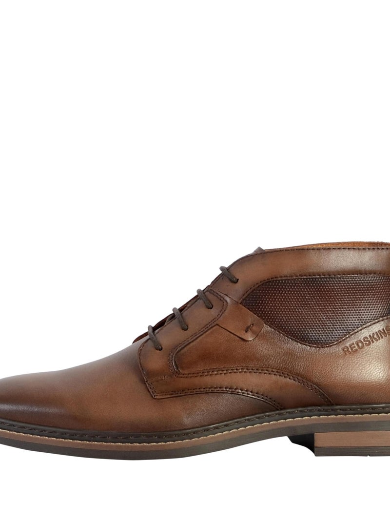 Bottines Cuir Redskins Sauve Marron - Kiabi