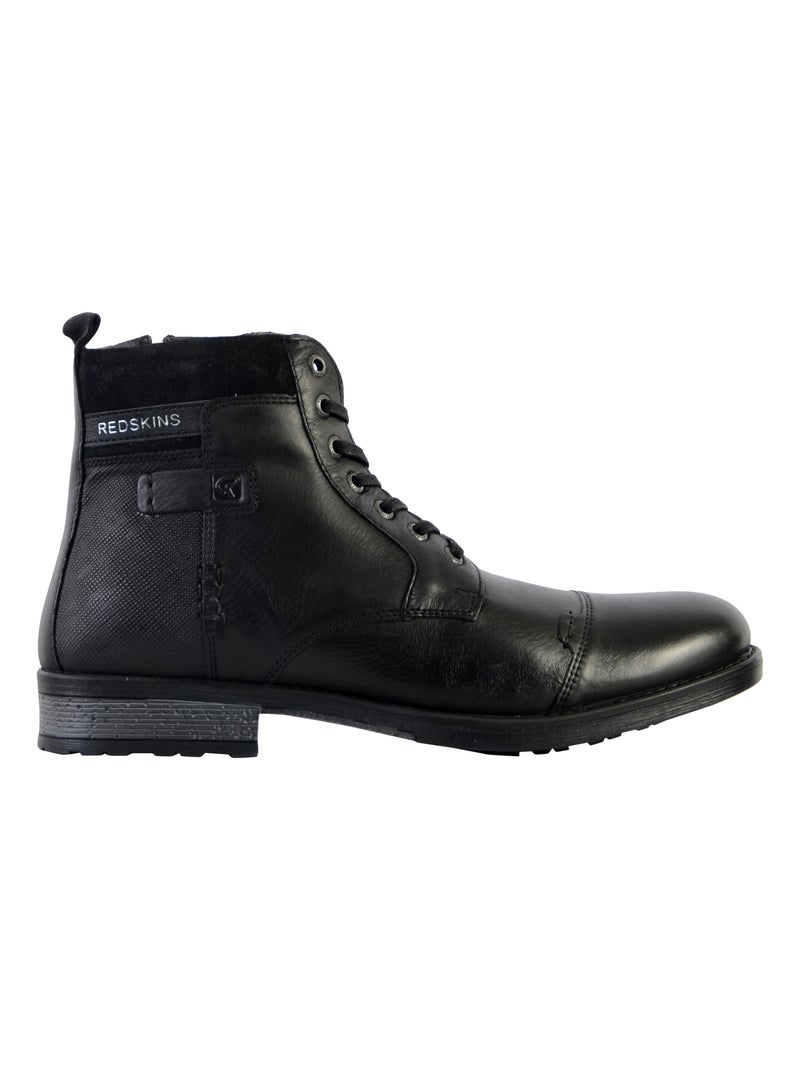 Bottines Cuir Redskins Spicy Noir - Kiabi