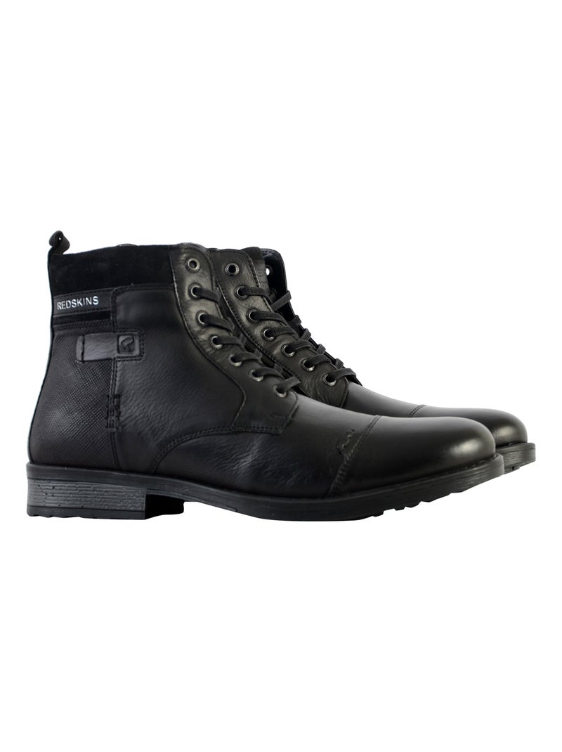 Bottines Cuir Redskins Spicy Noir - Kiabi