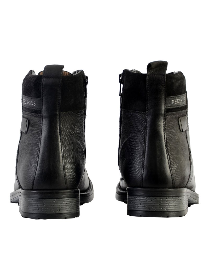 Bottines Cuir Redskins Spicy Noir - Kiabi