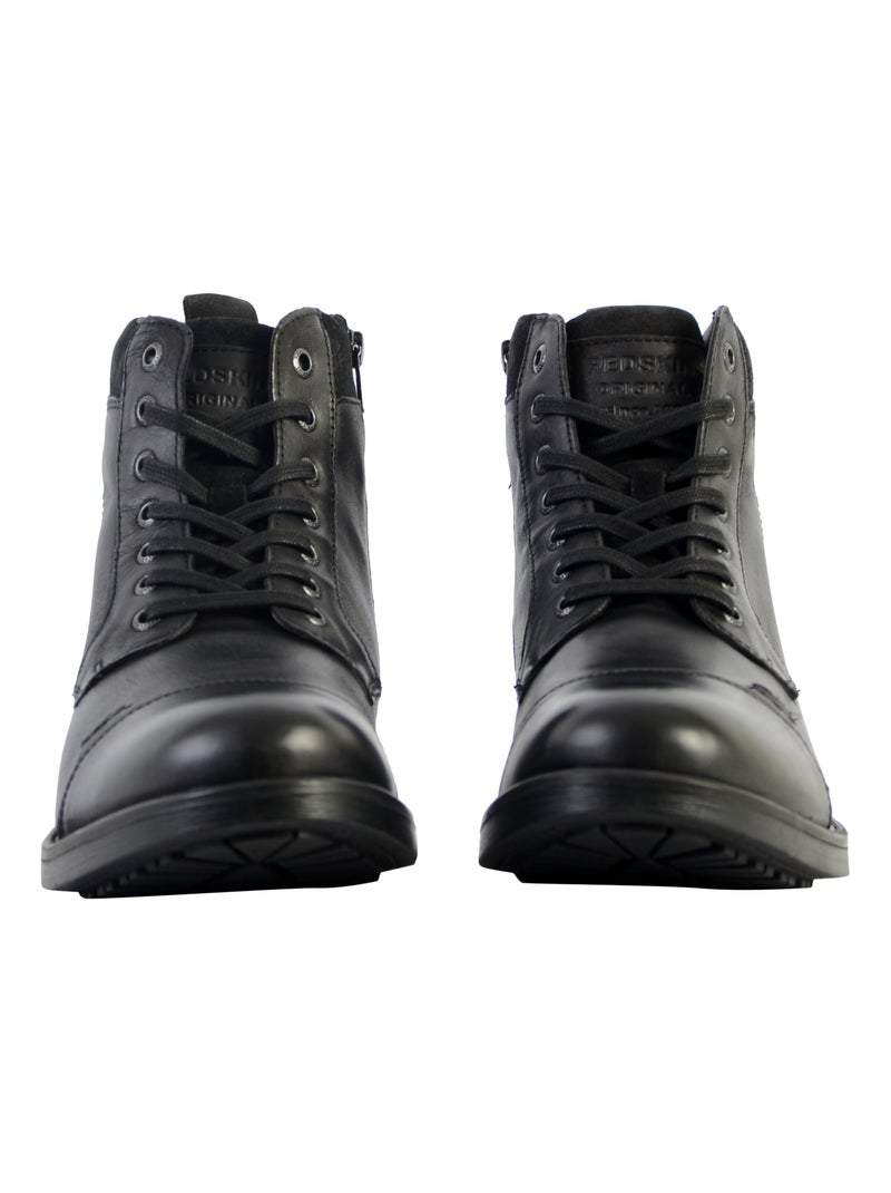 Bottines Cuir Redskins Spicy Noir - Kiabi