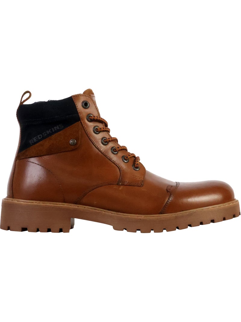 Bottines Cuir Redskins Tuto Marron - Kiabi
