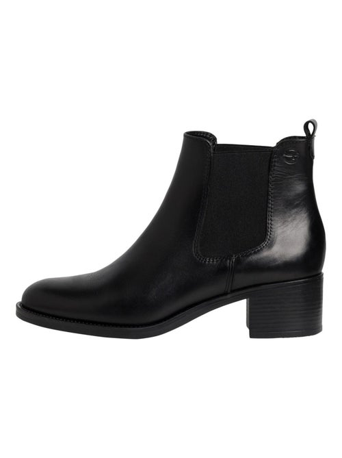 Bottines Cuir Tamaris Chelsea - Kiabi