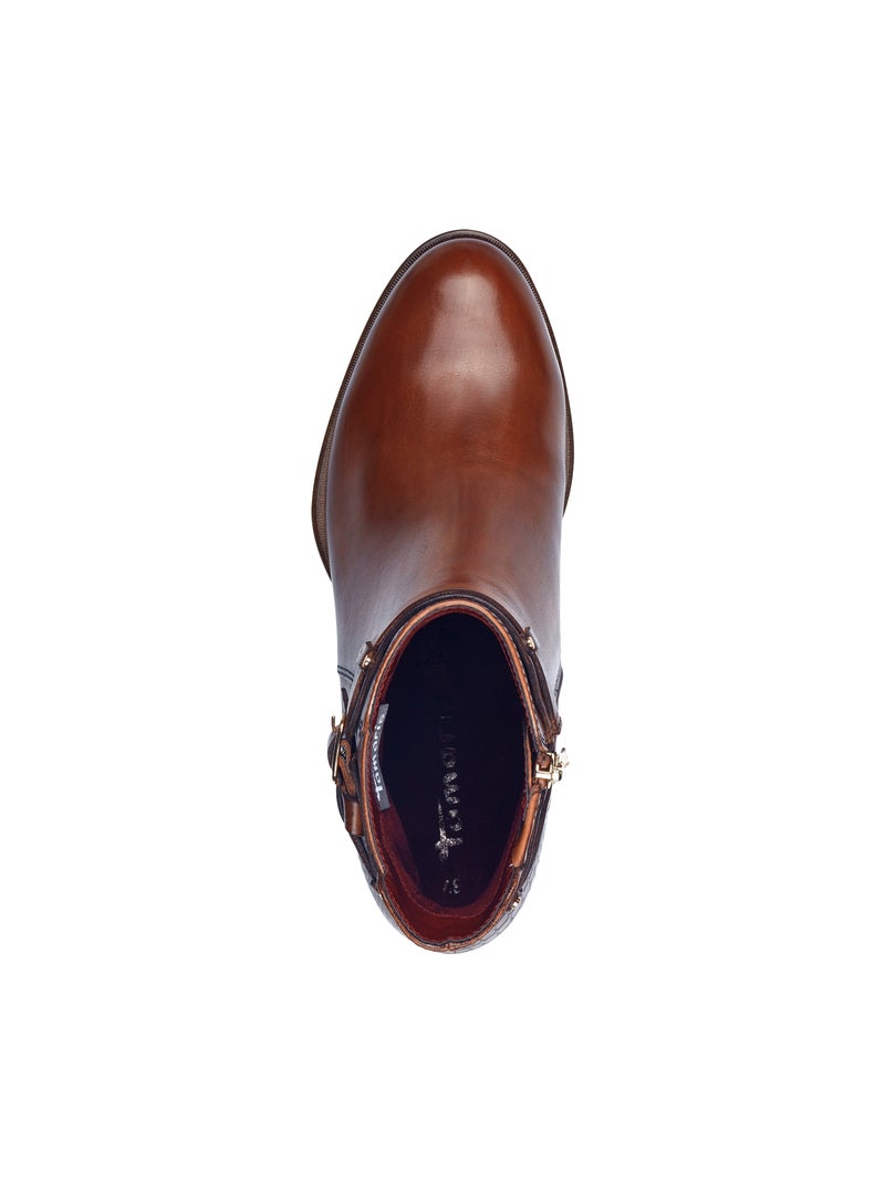 Bottines Cuir Tamaris Marron - Kiabi