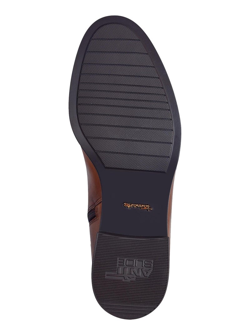 Bottines Cuir Tamaris Marron - Kiabi