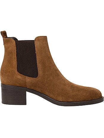 Bottines cuir tamaris