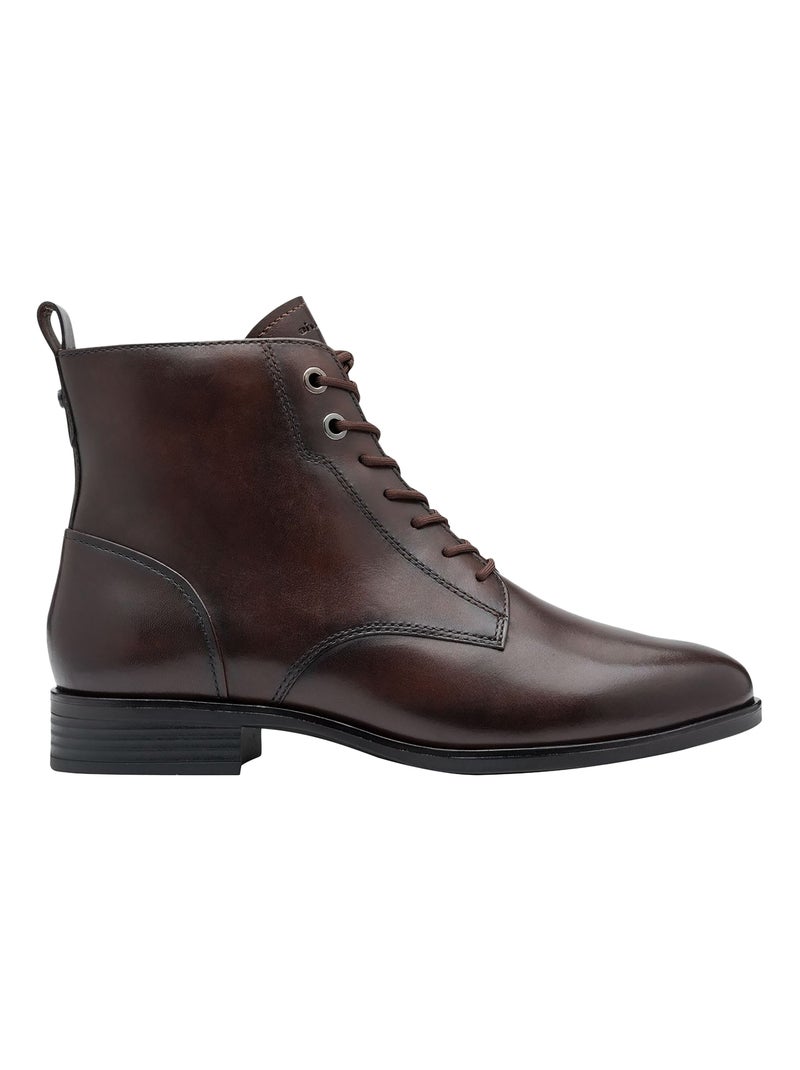 Bottines Cuir Tamaris Marron - Kiabi