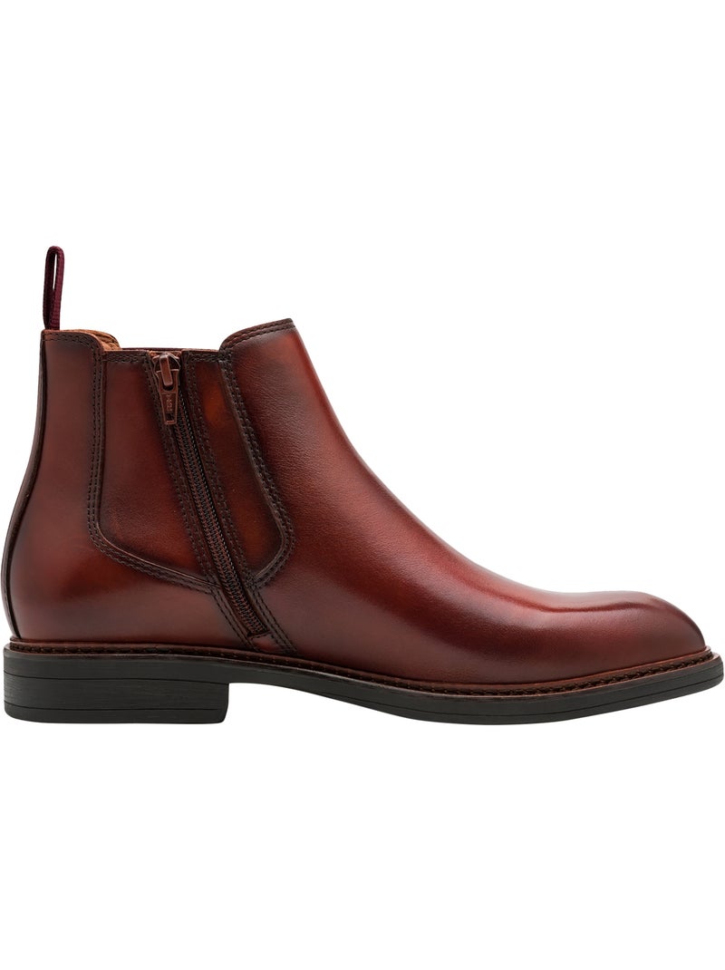Bottines Cuir Tamaris Marron - Kiabi