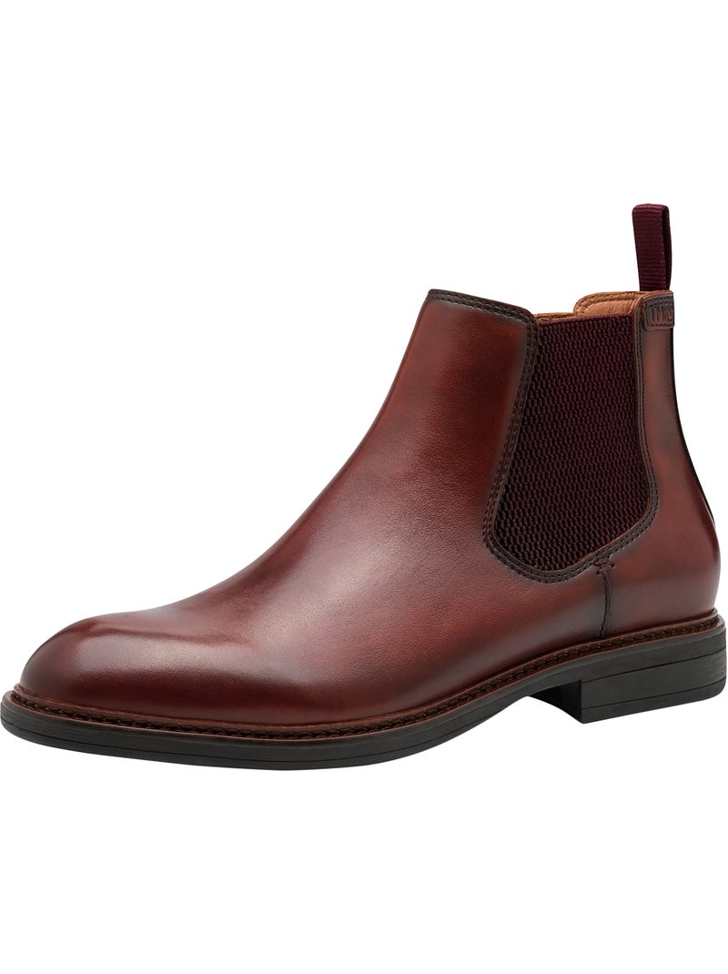 Bottines Cuir Tamaris Marron - Kiabi