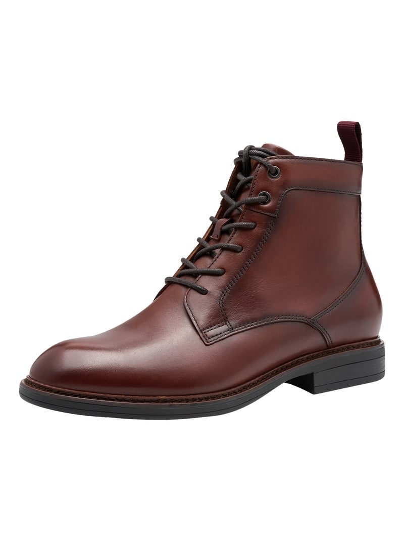 Bottines Cuir Tamaris Marron - Kiabi