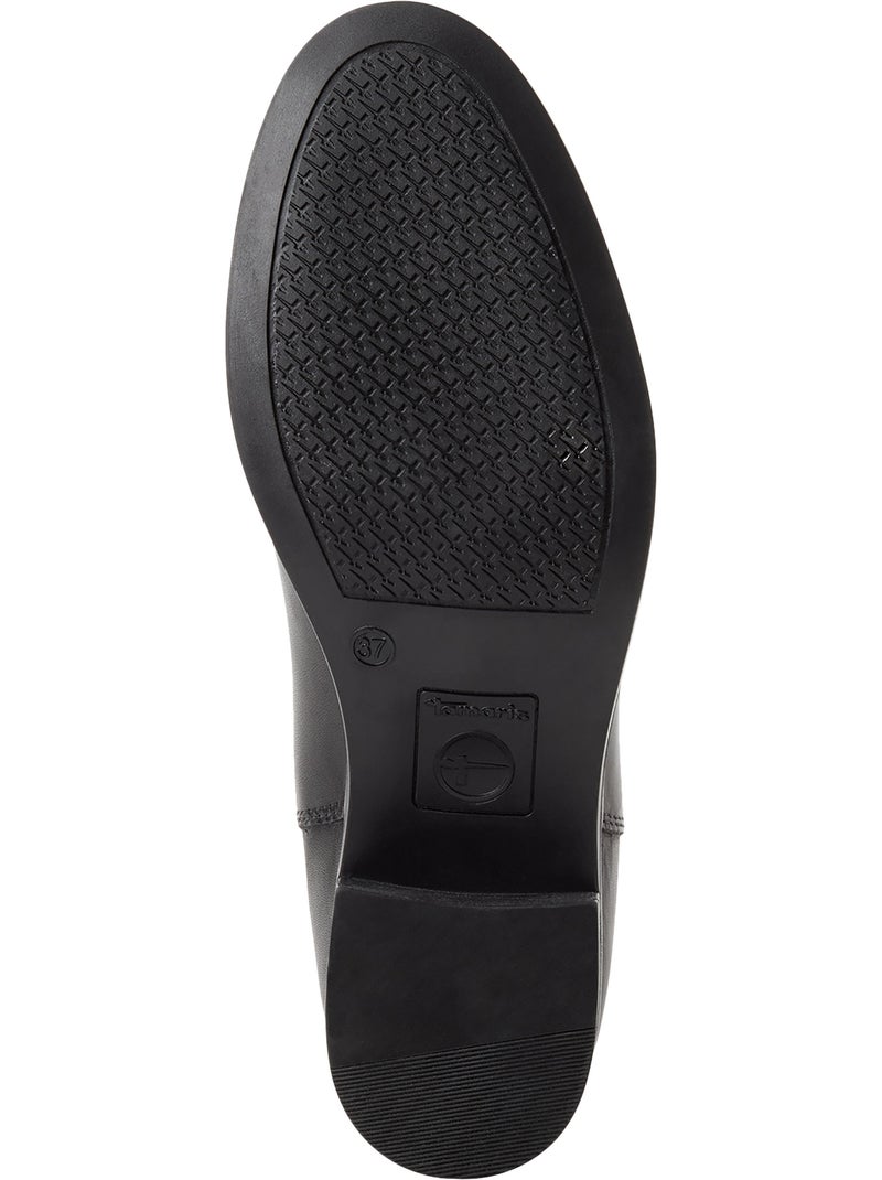 Bottines Cuir Tamaris Noir - Kiabi