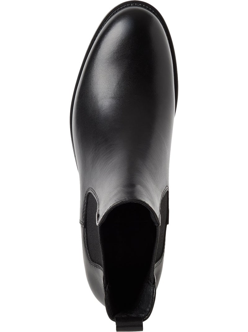 Bottines Cuir Tamaris Noir - Kiabi