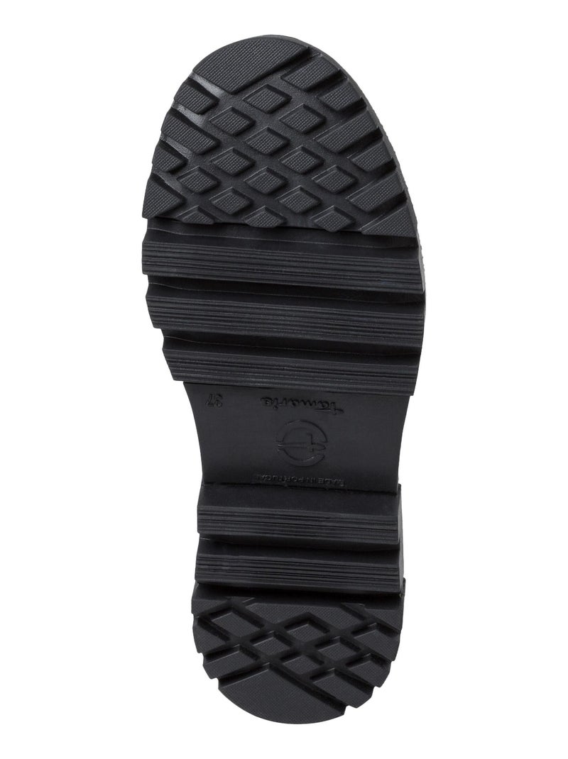 Bottines Cuir Tamaris Noir - Kiabi