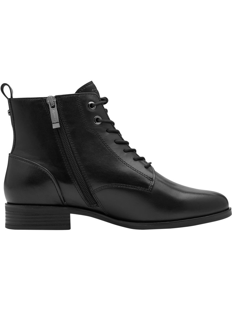 Bottines Cuir Tamaris Noir - Kiabi