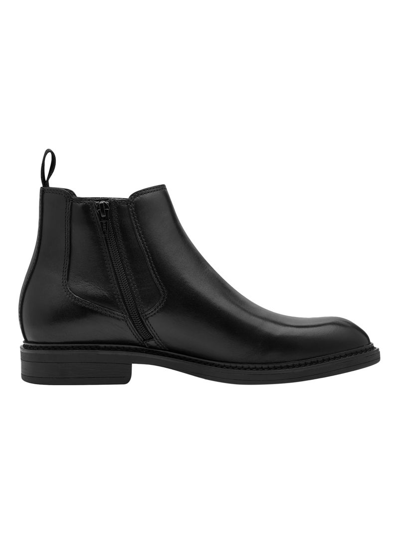 Bottines Cuir Tamaris Noir - Kiabi