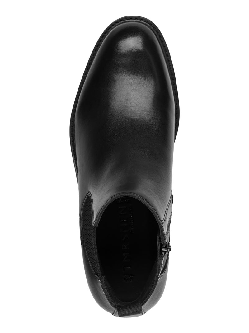 Bottines Cuir Tamaris Noir - Kiabi