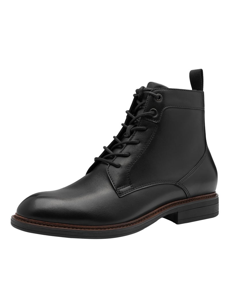 Bottines Cuir Tamaris Noir - Kiabi