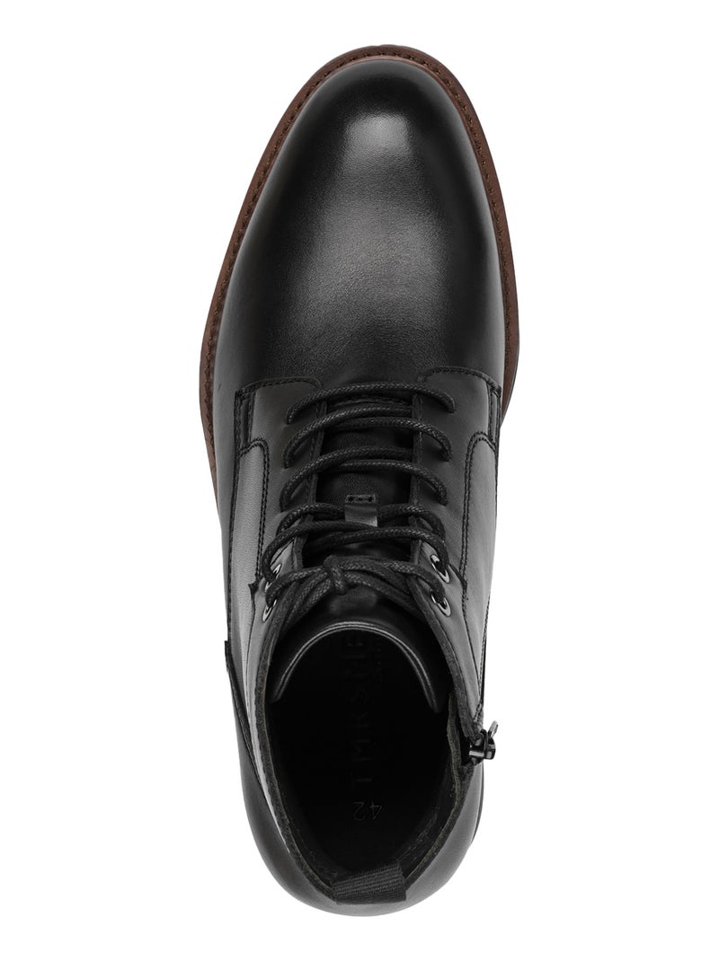 Bottines Cuir Tamaris Noir - Kiabi