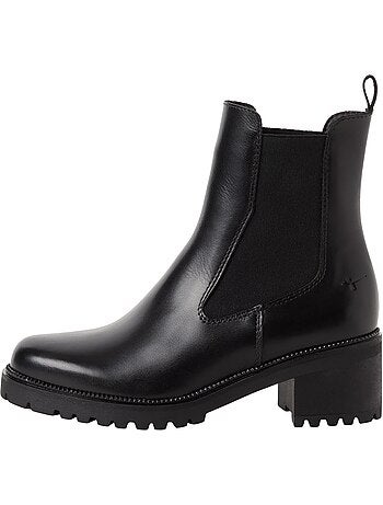 Bottines cuir tamaris