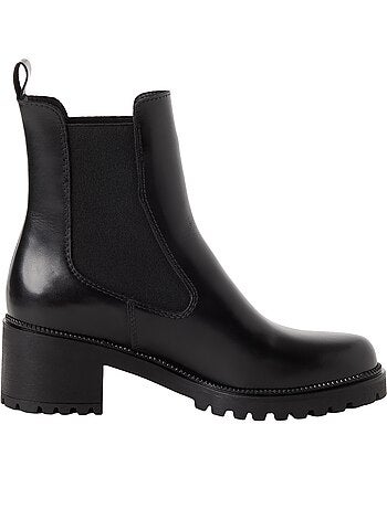 Bottines cuir tamaris