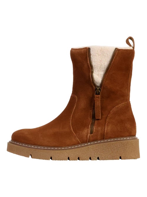 Bottines Cuir The Divine Factory Alénoa - Kiabi
