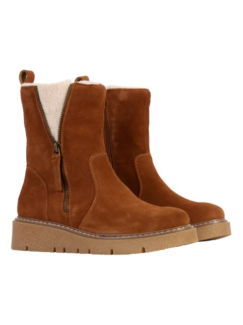 Bottines Cuir The Divine Factory Alénoa - Kiabi