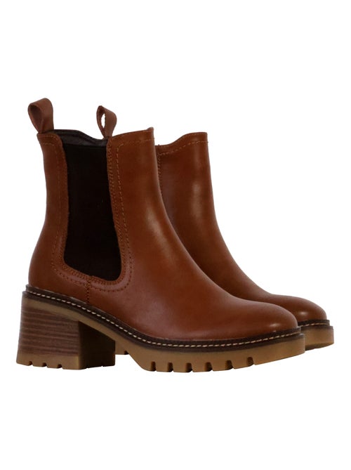Bottines Cuir The Divine Factory Alénoa - Kiabi