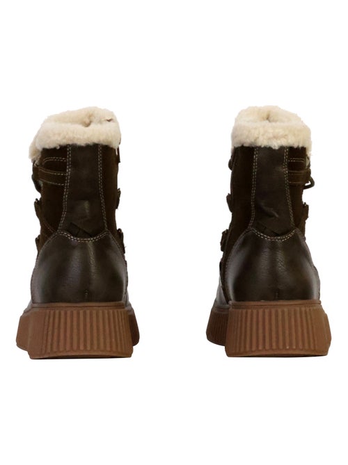 Bottines Cuir The Divine Factory Alénoa - Kiabi