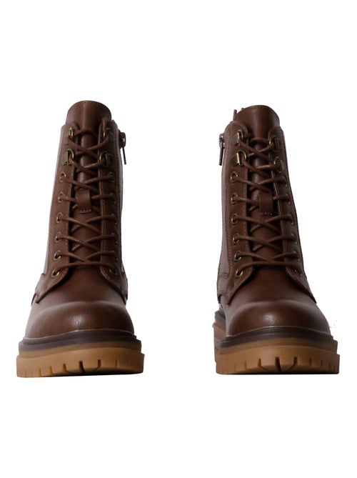 Bottines Cuir The Divine Factory Alénoa - Kiabi