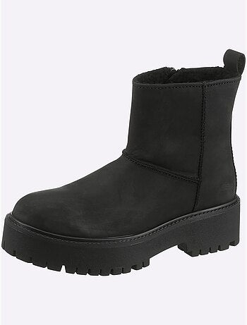 Bottines cuir vachette - helline