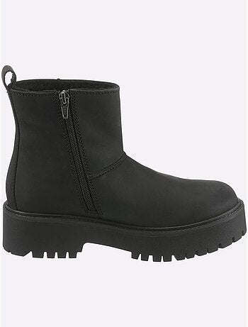 Bottines cuir vachette - helline