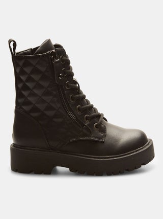 Bottines de combat avec fermeture à lacets et zip BATA