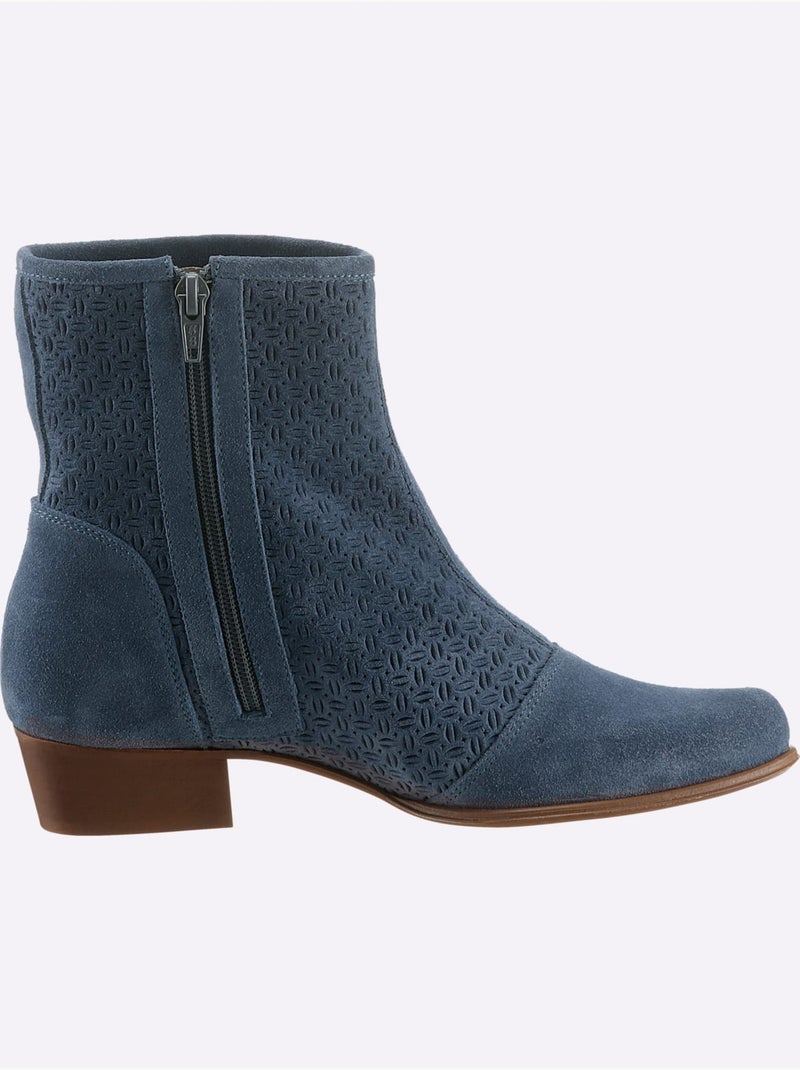 Bottines De Fabrication Espagnole - Taille Standard - Helline Bleu jean - Kiabi