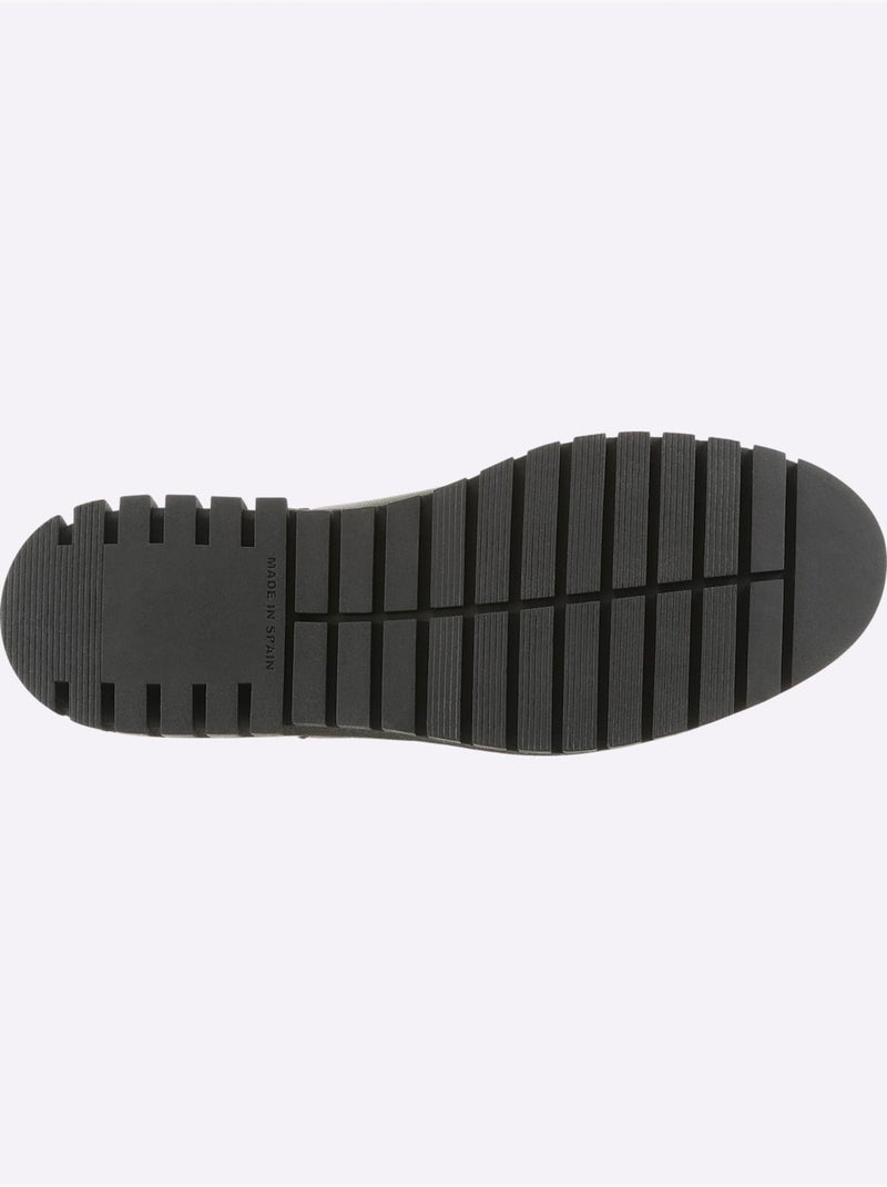 Bottines De Fabrication Espagnole - Taille Standard - Helline Kaki - Kiabi