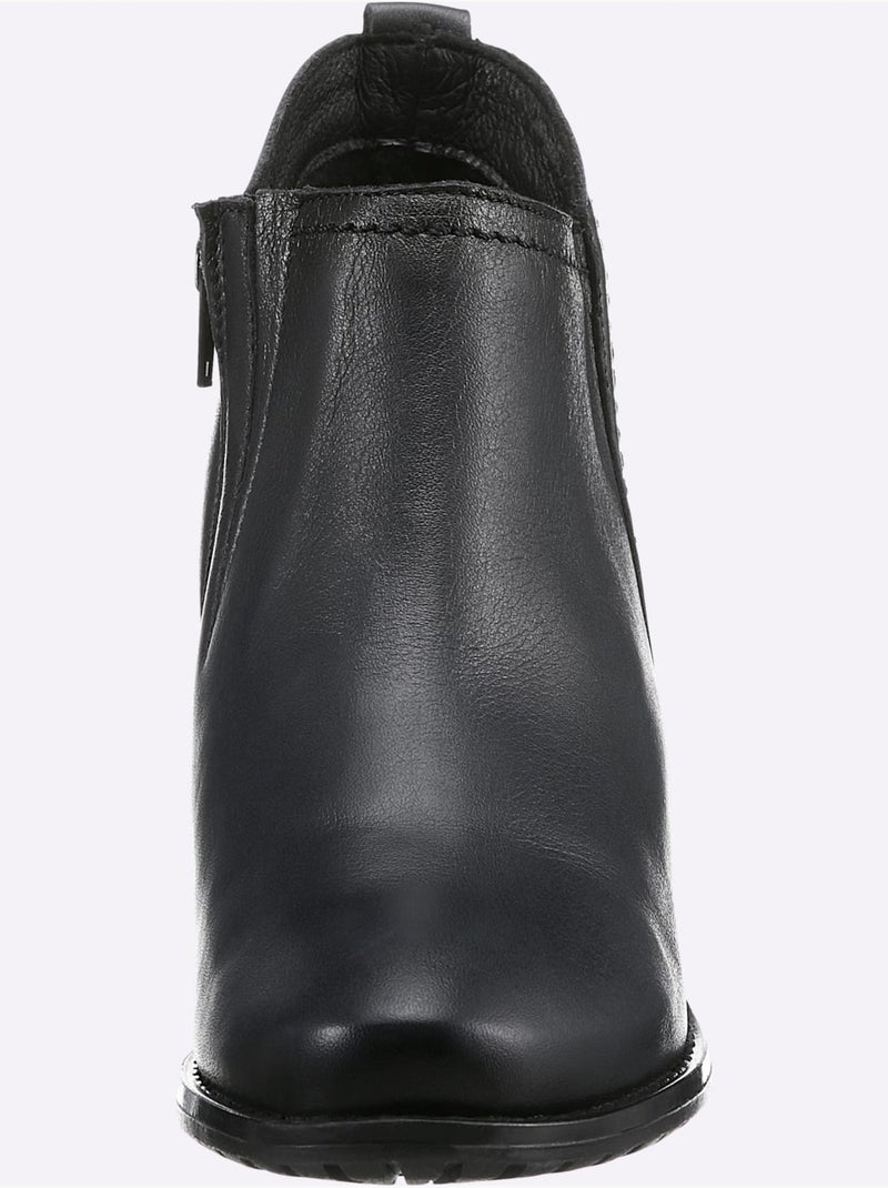 Bottines De Fabrication Portugaise - Taille Standard - Helline Bleu marine - Kiabi