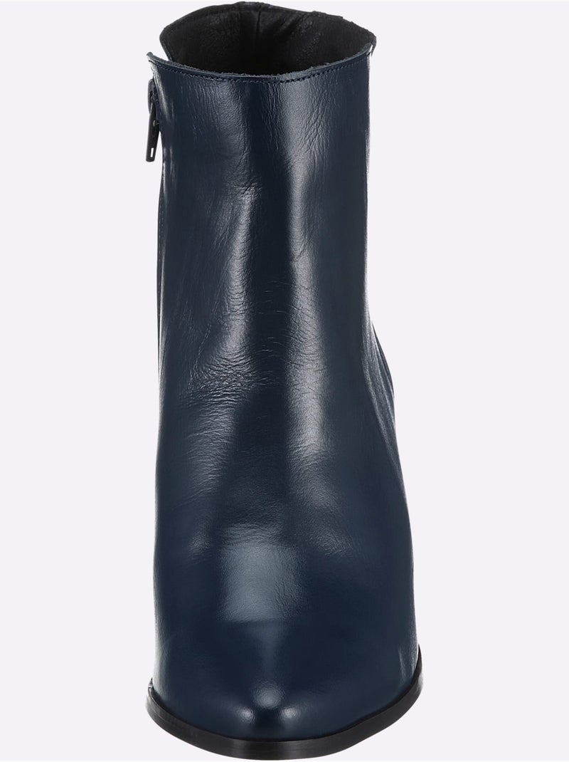 Bottines De Fabrication Portugaise - Taille Standard - Helline Bleu Vert - Kiabi