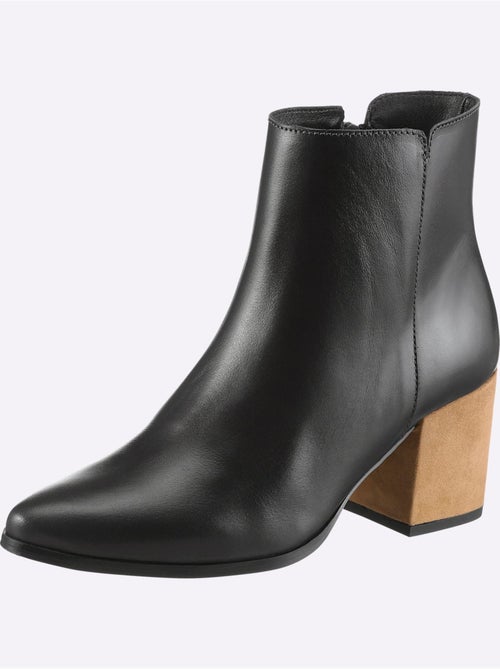 Bottines De Fabrication Portugaise - Taille Standard - Helline - Kiabi Bottines De Fabrication Portugaise - Taille Standard - Helline - Kiabi