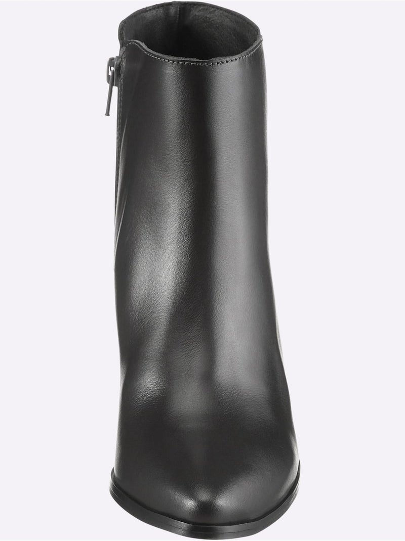 Bottines De Fabrication Portugaise - Taille Standard - Helline Marron - Kiabi