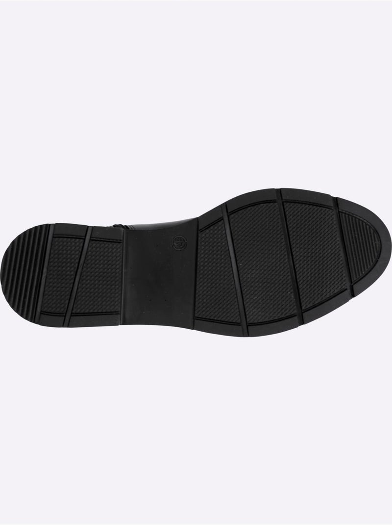 Bottines De Fabrication Portugaise - Taille Standard - Helline Noir - Kiabi
